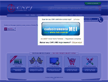 Tablet Screenshot of cnpj.com.br